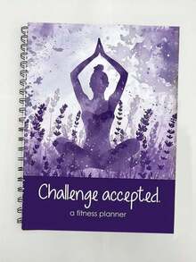 90-Day Fitness Challenge - Exercise & Diet Journal - Multicolor - View 3
