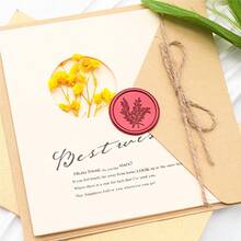 20/30/50 Pcs Wax Seal Stickers, Wedding Invitation Envelope Sealing Stickers, Self-Adhesive Envelope Sealing Stickers, Suitable For Weddings, Invitations, Envelopes, Gift Packaging, Christmas And Other Occasions. - Hot Pink - View 10