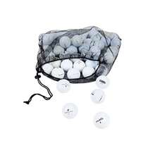 Clean Green Golf Balls - 48 Recycled Used Golf Balls in Good Condition - Great for Practice - Includes Reusable Mesh Carrying Bag - Verde - Ver 5