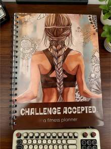90-Day Fitness Challenge - Exercise & Diet Journal - Multicolor - View 4