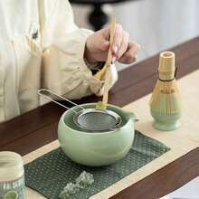 1pc/5pcs Japanese Matcha Bowl, Matcha Whisk Set, Includes Whisk, Tea Scoop, Tea Strainer, Tea Cloth, Traditional Tea Ceremony Tools, Holiday Gift - Multicolor - View 2