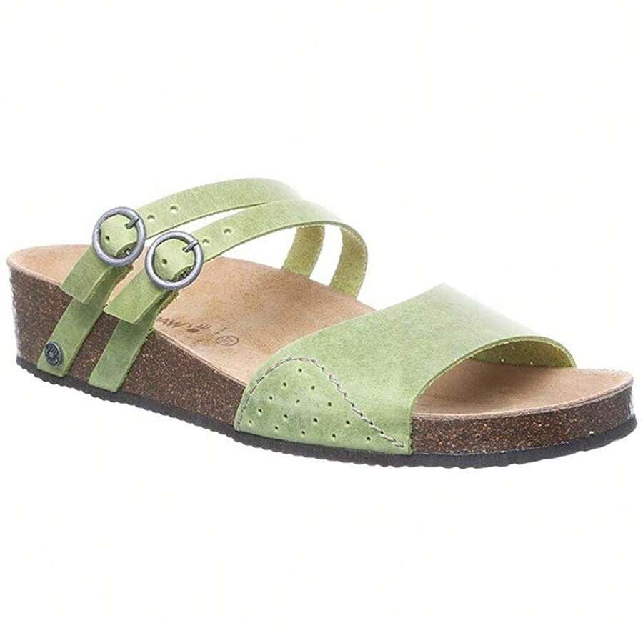 Bearpaw  Womens Amoria Platform Shoes - Green - View 1
