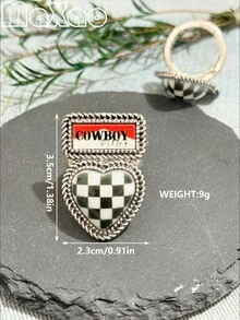 高品質女款歐美復古波希米亞風西式印花合金彈性戒指，適合日常穿戴、約會、參加主題派對，佩戴時會收到朋友許多讚美 - 彩色 - 查看 9