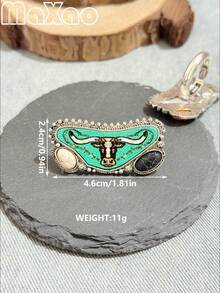 Nhẫn hợp kim co giãn in họa tiết phong cách Boho miền Tây cổ điển chất lượng cao dành cho nữ, được phủ lớp sơn bóng, phù hợp với nhiều phong cách, lý tưởng cho đeo hàng ngày hoặc dự tiệc, hàng mới về năm 2026, món quà tuyệt vời cho bạn bè hoặc tự thưởng cho bản thân vào những dịp lễ quan trọng, nhận được nhiều lời khen khi đeo, bổ sung vào bộ sưu tập trang sức của bạn, hãy đánh giá 5 sao và chia sẻ những bức ảnh đáng yêu của bạn nếu hài lòng! - Nhiều màu - Xem 9