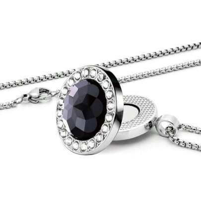 Golf Ball Marker with Ceramic Crystal Ball Marker Necklace 20mm Small Size Gifts Accessories Women Golfers