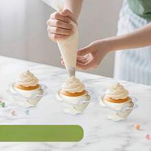 100/50/25个装多边形甜点杯/酸奶慕斯杯/水果刨冰杯/沙拉碗/冰淇淋碗/蘸酱碗，透明六边形，多用途塑料杯碗，可重复使用且可清洗，是生日派对、婚礼、户外聚会、校园活动、节日和日常使用的理想之选。 - 透明 - 查看 5