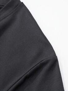 GRDR Men's Summer Compass & Mountain Peak Print Casual Sleeveless Tank Top - Dark Grey - View 7