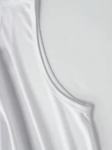 Men's Summer Street Style American Hooded Sleeveless Fitness Sports Tank Top - White - View 6