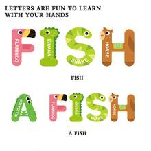 Animal Zoo & Farm Animal Shaped Magnetic Puzzle Toys, Suitable For Boys And Girls - Multicolor - View 7