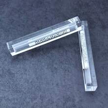 透明塑料立柱盒，带银色护胫，适用于 5.11 英寸/13 厘米立柱滚轮 - 1PC - 查看 3