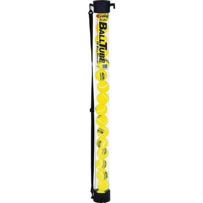 Gamma Sports Tennis Ball Tube Pickup 18-Ball Capacity with Carry Strap and Durable Rubber End Caps with Fence Clips Quick Court Cleanup Tool for Players Coaches and Instructors