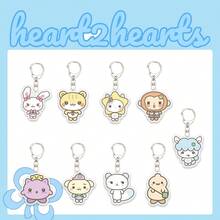Hearts2Hearts 卡通毛绒亚克力 DIY 创意钥匙扣、包包挂饰、配饰、精致学生背包吊坠 - 彩色 - 查看 2