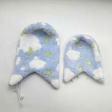 1个冬季鹦鹉小屋防风毛绒悬挂式鸟巢，适用于所有小型鹦鹉，宠物用品，鸟类用品，鸟巢，鹦鹉巢 - 彩色 - 查看 7