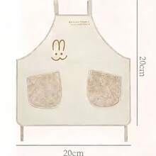 A Full-Coverage Loose Apron With Oilproof And Waterproof Functions, Built-In Towel Pockets, Stain-Resistant And Durable, Suitable For Family Cooking And Baking Activities, Parent-Child Apron Set. - Long-sleeved + H-line Style - View 6