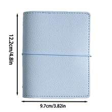 1个M5可替换内芯笔记本封套 - PU皮革质感便携背带，空白可替换内芯，可重复使用，适合旅行，是日记爱好者日常创意记录的理想之选 - 空白本 - 查看 3