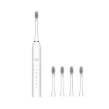 IPX7 Electric Toothbrush With Replaceable Head, Smart, Ultrasonic, Waterproof - Putih - View 2