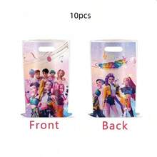 10pcs K-Pop Party Candy Gift Bags, Party Favors - Multicolor - View 7