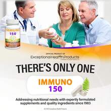 Immuno 150, Immune Support Supplement, Packed With 70 Plant Minerals, 13 Essential Vitamins And 68 Additional Nutrients-150 Vegetable Capsules- Immune Boost For All Age Groups - 150 Count - 查看 6