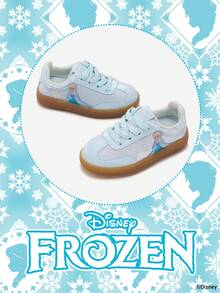 Disney 1 đôi giày thể thao trẻ em, bao gồm giày công chúa, giày công chúa Anna và giày công chúa Arendelle, phù hợp cho sinh hoạt hàng ngày, các hoạt động thể thao ngày lễ và ngoài trời. Đế giày thoải mái, chống trơn trượt, bền và thoáng khí. - Màu xanh nhạt - Xem 2