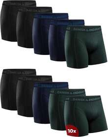 Ropa interior activa de talla grande para hombres - Multicolor (4xNegro, 3xAzul Melange, 3xVerde) - Ver 7