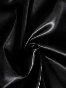 2个装缎面枕套，柔软顺滑，呵护头发和肌肤，信封式封口（不含枕芯），黑色 - 黑色 - 查看 2