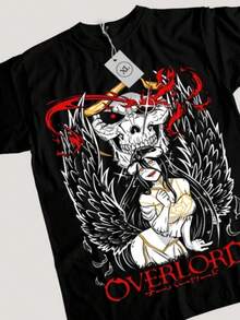 Overlord Ainz-Shirt Ooal Gown Albedo Overlord Anime Manga Gifts Shirt All Size - 黑色 - 查看 1