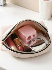 2/1个迷你削笔器，眉笔削笔器，极简透明削笔器，学生削笔器，手动削笔器 - 彩色 - 查看 4