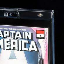 2 unidades de estuches magnéticos para exhibición de cómics - Portacómicos de un toque con cristal transparente, protectores de cómics con placa UV, portacomics premium para montaje en pared, se - / - Ver 5