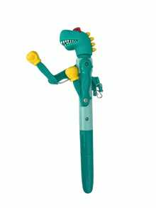 1PC/4PCS Creative Decompression Dinosaur Bounce Gel Pen 0.5mm Black Ink Gel Pen Fun Office Student Pen Office School Supplies - Multi-colored Dinosaur Ballpoint Pen - View 5