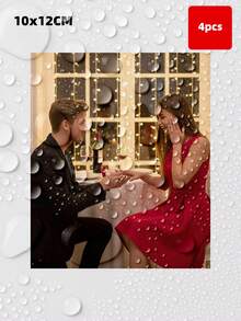 1/4/12/20 Pcs Personalized Photo Wine Bottle Labels, Customized Wedding Champagne Whiskey Stickers, Waterproof Oil-Proof Adhesive Decorative Labels, Wedding Favors For Guests - Multicolor 1 - View 45