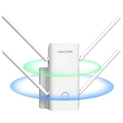 WAVLINK - Repetidor WiFi 6 potente para el hogar cubre hasta 2000sq.ft AX3000 amplificador WiFi de doble banda 5GHz/2.4GHz 4 x 5dBi Antenas WiFi Extender con puerto Gigabit para caja de Internet