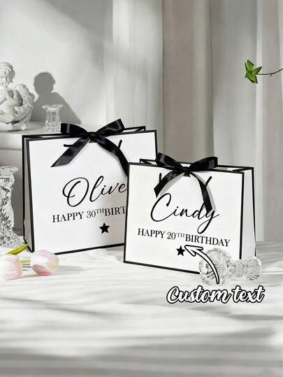 Personalized Gift Bags With Bow, Drawstring Gift Bags, Customizable Groomsman Bridesmaid Wedding Party Favor Bags, Valentine's Day Decor & Gift Bags, Party Favor Bags, Gift Box Alternatives, Thank You Gifts, Birthday Gifts, Valentine's Day Gifts, Wedding Gifts, Mother's Day Gifts, Father's Day Gifts, Anniversary Gifts, Party Favors, Housewarming Gifts, Engagement Gifts, Bridesmaid Gift Bags, Personalized Gifts, Wedding Party Favors, Home & Living Supplies