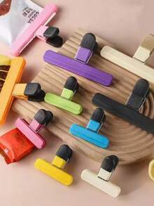 Food Sealing Clips, Moisture-Proof Sealing Clips Suitable For Household Snacks, Simple Sealing Clips, Convenient Sealing Clips, Snack Sealing Clips, Food Preservation Sealing Clips - Color - View 2