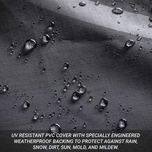 MyT Strati Table Cover for Foldable Indoor and Outdoor Table Tennis Tables 100% Polyester with PVC Coating Black - Negro - Ver 8