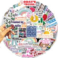 50 Humorous And Sarcastic DIY Stickers: Perfect For Journals, Guitars, Laptops, Helmets, Skateboards, Suitcases, And More - Suitable For Ages 14 And Up - No Power Required - Versatile Use - Made Of Vinyl - Humorous DIY Stickers - View 5