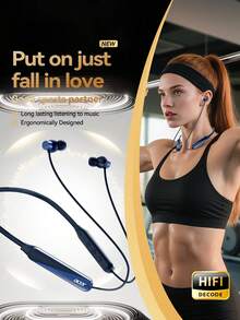 Acer 宏碁 OHR561 无线蓝牙耳机，入耳式运动耳机，适用于跑步、骑行、健身，颈挂式设计，内置麦克风，降噪功能，Hi-Fi 音质，超长续航，兼容智能手机、平板电脑和笔记本电脑。 - 均碼 - 查看 6