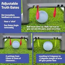 Golf Putting Trainer: Replaces 8 Most Used Golf Putting Aids - Premium Mastery System - Perfect Eyeline Accuracy Stroke Path Length and Arc. Precise Square Face Training. - Entrenador de golf Pur - Ver 6