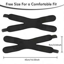 1pc Compression Elastic Patella Knee Brace, Suitable For Running, Cycling, Fitness, Provides Knee Joint Protection - Black - View 2