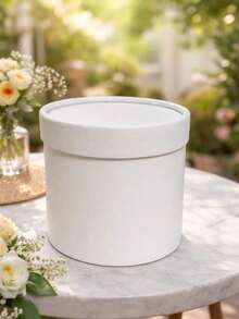 4pcs Minimalist Floral Decor Gift Candy Storage Round Gift Boxes With Lids - Lightweight Durable Elegant Packaging Suitable For Gift Display And Storage, Valentine's Day Gifts, Surprise Gift Boxes - Multicolor - View 4
