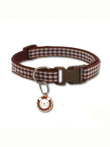 1pc Pet Collar With Embroidered Floral Pattern, Cartoon Pendant & Bell, Kitten/Puppy Neck Decoration Collar - Multicolor - View 14