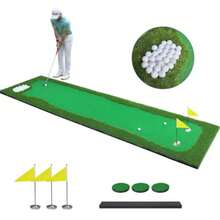 Golf Practice Mat - Green - View 2