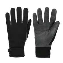 M's Tech Stretch Touchscre Texting Double Lined Cold Weather Gloves With Water Repellt Technology - Dark Charcoal Heather - View 5