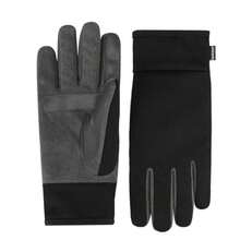 M's Tech Stretch Touchscre Texting Double Lined Cold Weather Gloves With Water Repellt Technology - Dark Charcoal Heather - View 9