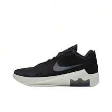 Zapatillas de baloncesto de caña baja versátiles y cómodas Nike WITNESS IX EP para hombres - Blanco y Negro - Ver 14