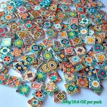 150g/300g Per Pack Colorful Mosaic Glass Decoration Pieces, Suitable For DIY Projects, Living Room, Kitchen, Bathroom, Home Decor, Art & Craft Wall/Floor Decoration, DIY Craft Material - New Hot-selling Item - View 9