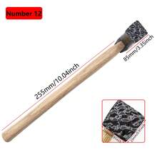1PC Jewelry Tool Texture Hammer With Wooden Handle Punch Printing Metal Mallet For Jewelry Repair & DIY Carving Tools - A - View 12