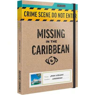 Caribbean Missing Case: John Missing - Adult Unsolved Mystery Cold Case Game - Personal, Date Night, Family Night - Escape Room Board Game - Find Clues And Solve The Mystery