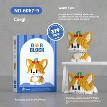 可爱宠物微型积木拼装套装 - DIY桌面装饰，可爱家居摆件，手工爱好者的理想礼物 - 彩色 - View 16