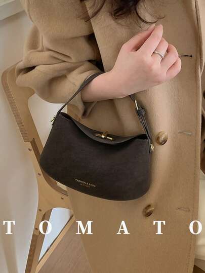 1pc Casual Versatile Women's Handbag, Solid Color Fashion Crossbody Bag, Adjustable Shoulder Strap, PU Leather Material, Daily Use Bag, Suitable For Young Women - Traveling, Work, Shopping, School, Dating, Ladies Gift, Business Commute, Office