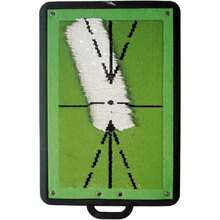 Birdie Mat Pro Premium Swing Training Mat for Analyzing Swing Path and Ball Impact - Rosa - Ver 1